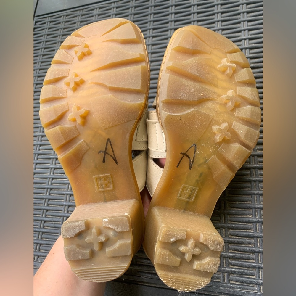 Dr. Martens Cream Suede Mules - Picture 4 of 5